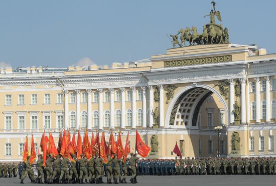 Russia WWII Victory Parade Rehearsal