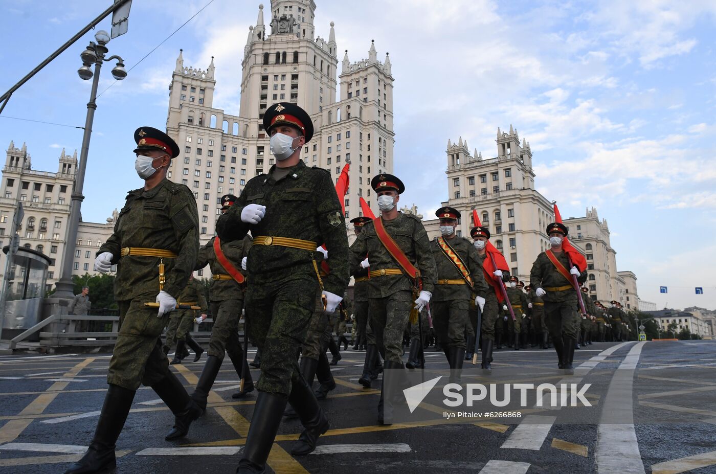 Russia WWII Victory Parade Rehearsal