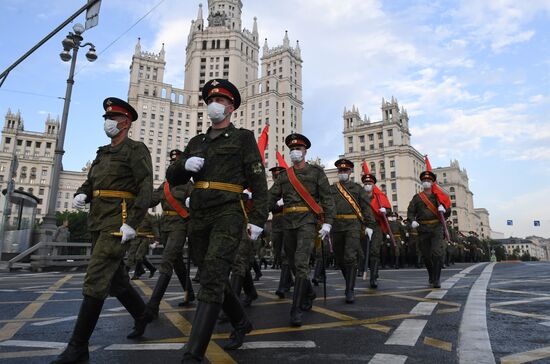 Russia WWII Victory Parade Rehearsal