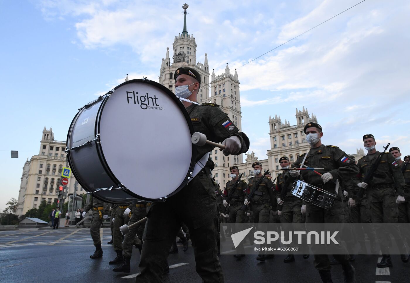 Russia WWII Victory Parade Rehearsal
