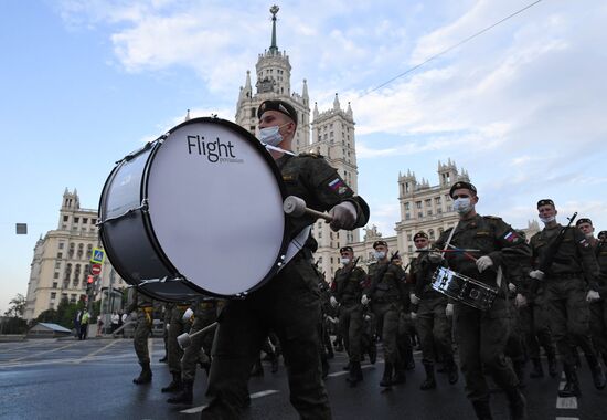 Russia WWII Victory Parade Rehearsal