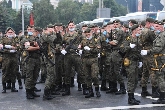 Russia WWII Victory Parade Rehearsal