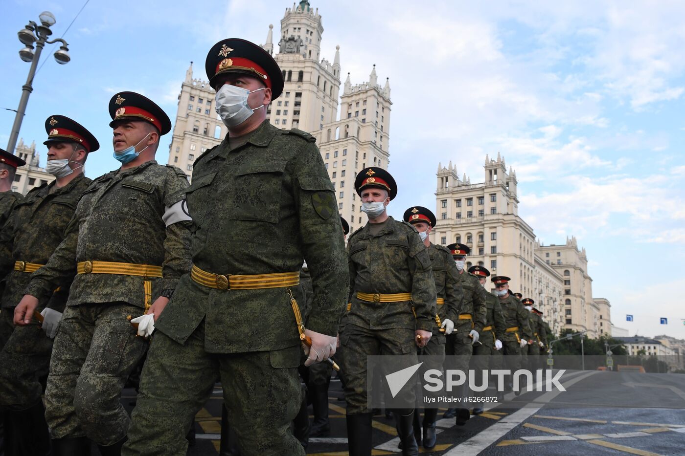 Russia WWII Victory Parade Rehearsal