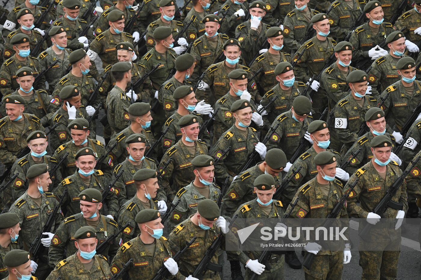 Russia WWII Victory Parade Rehearsal