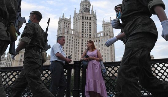 Russia WWII Victory Parade Rehearsal