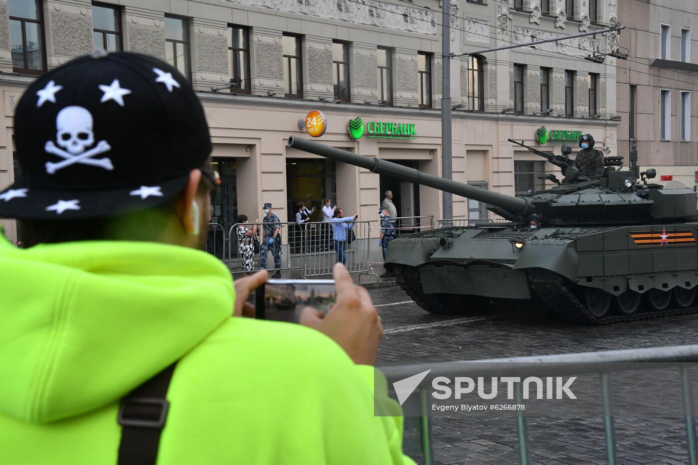 Russia WWII Victory Parade Rehearsal