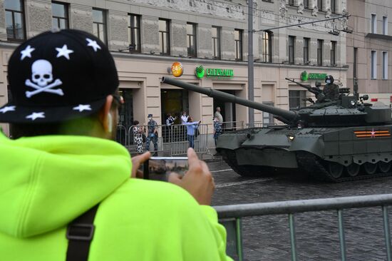 Russia WWII Victory Parade Rehearsal