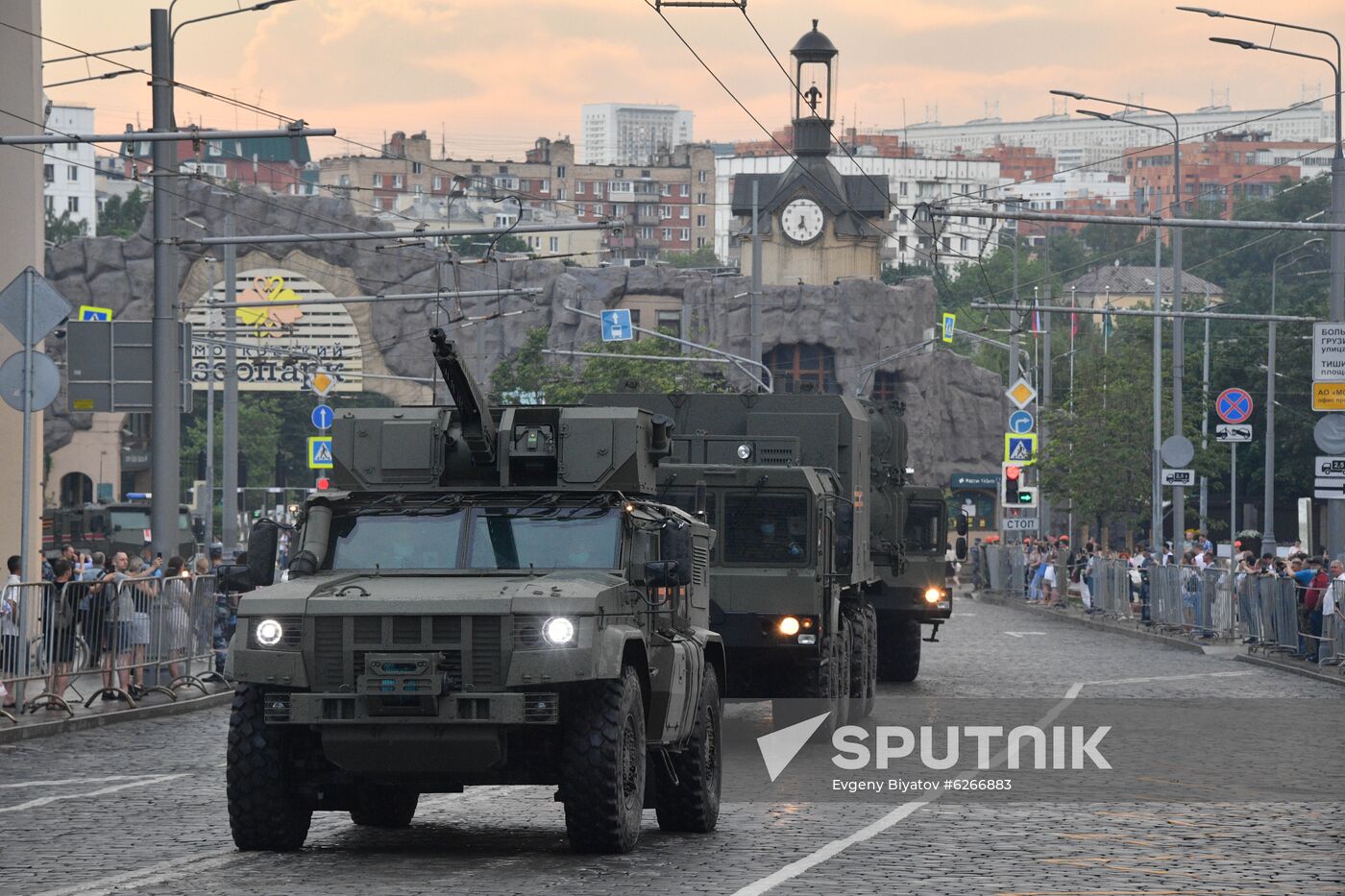 Russia WWII Victory Parade Rehearsal