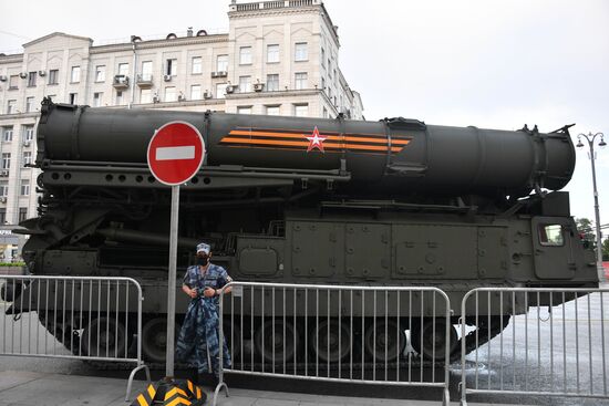 Russia WWII Victory Parade Rehearsal