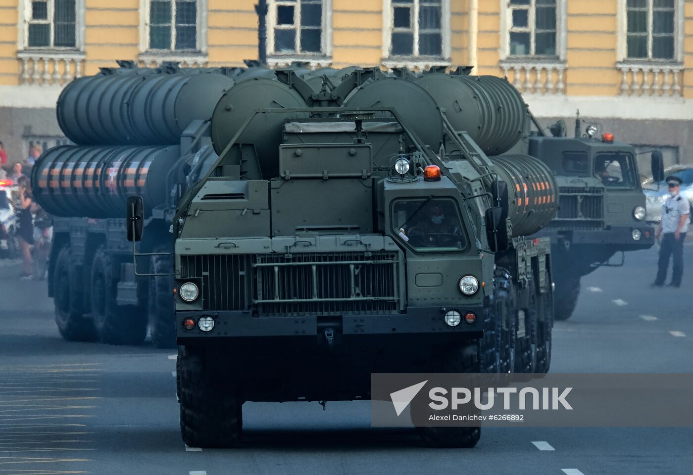 Russia WWII Victory Parade Rehearsal
