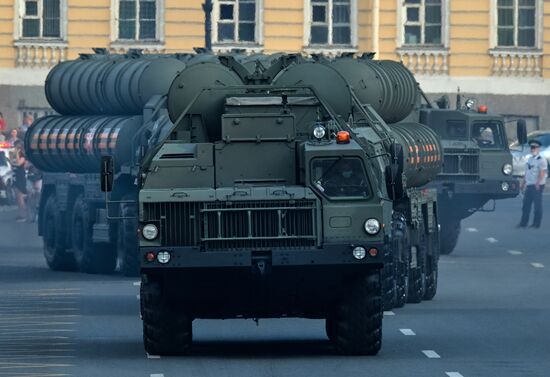 Russia WWII Victory Parade Rehearsal