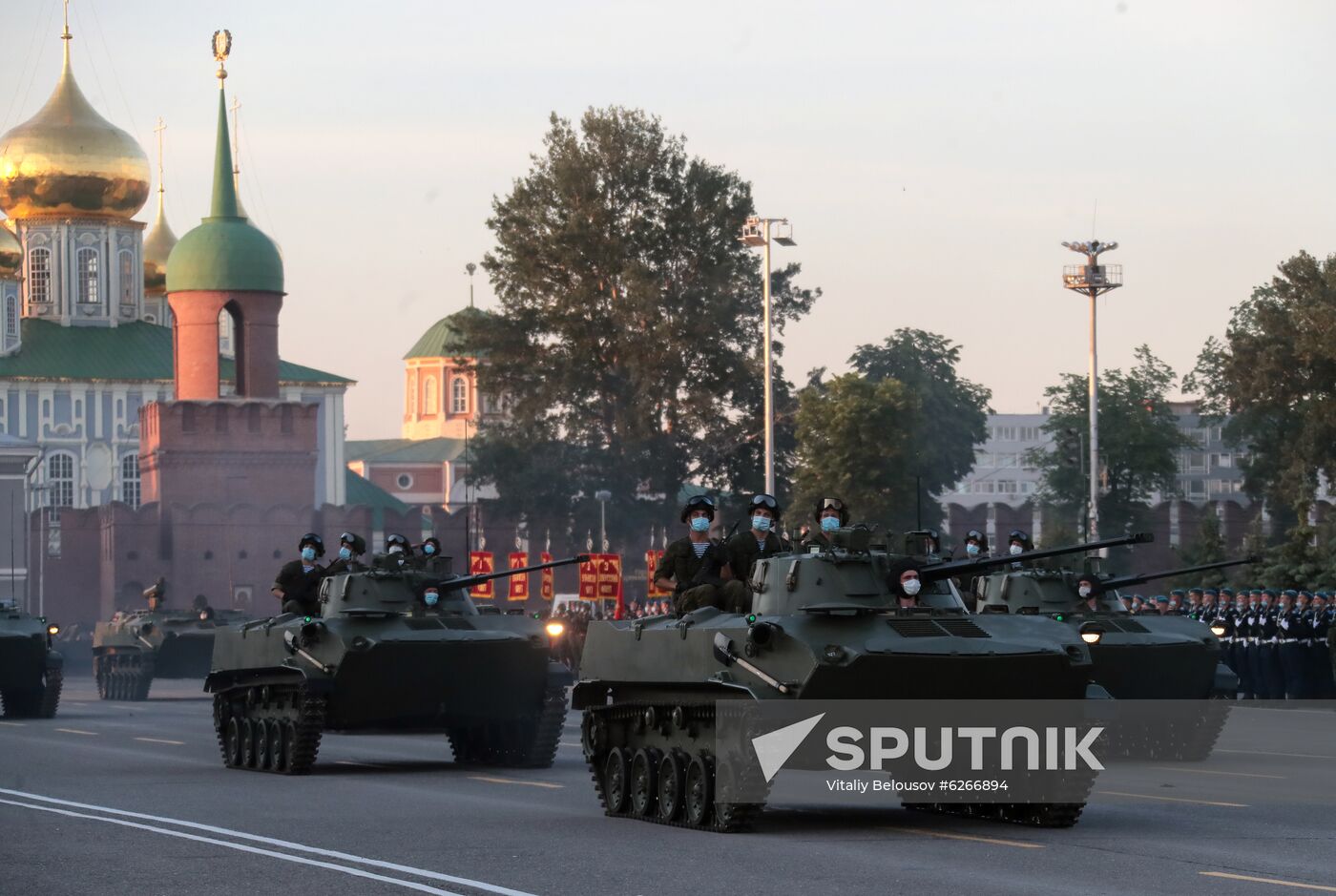 Russia WWII Victory Parade Rehearsal