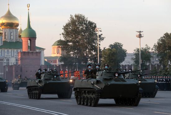 Russia WWII Victory Parade Rehearsal