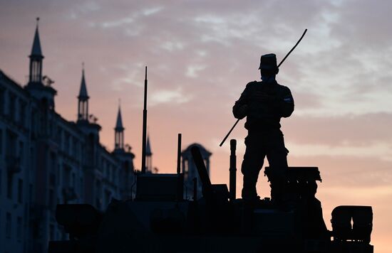 Russia WWII Victory Parade Rehearsal