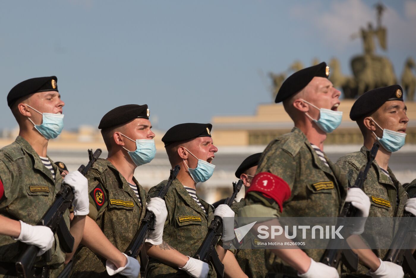 Russia WWII Victory Parade Rehearsal