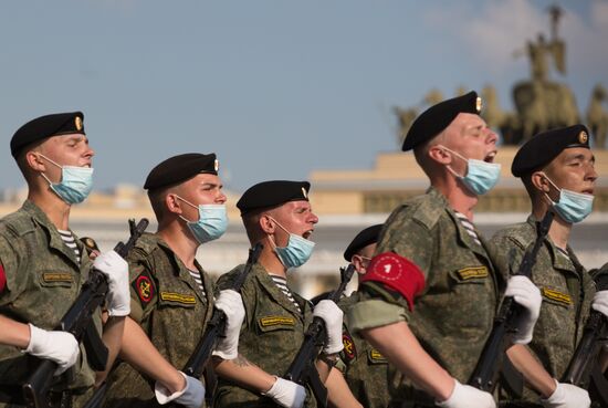 Russia WWII Victory Parade Rehearsal