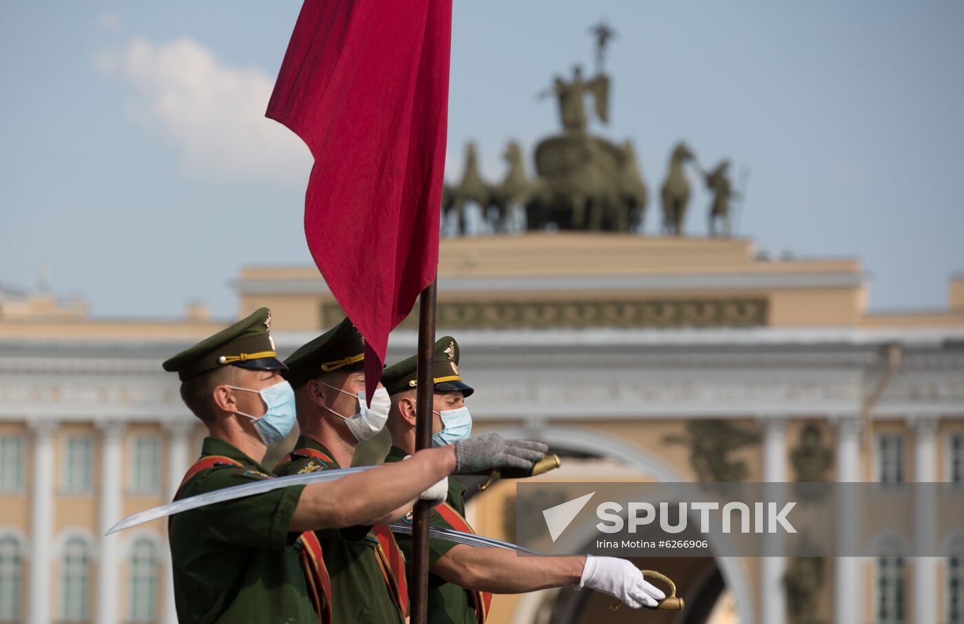 Russia WWII Victory Parade Rehearsal