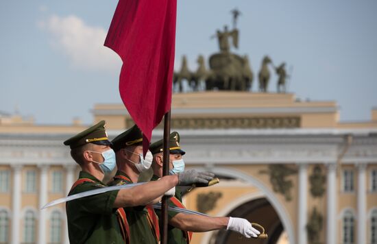 Russia WWII Victory Parade Rehearsal