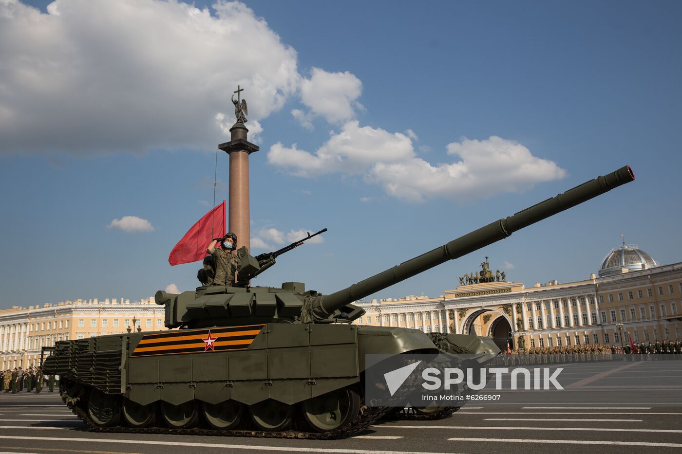 Russia WWII Victory Parade Rehearsal