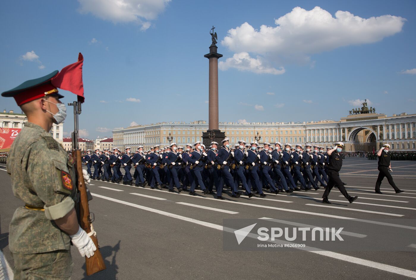 Russia WWII Victory Parade Rehearsal