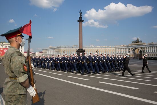 Russia WWII Victory Parade Rehearsal