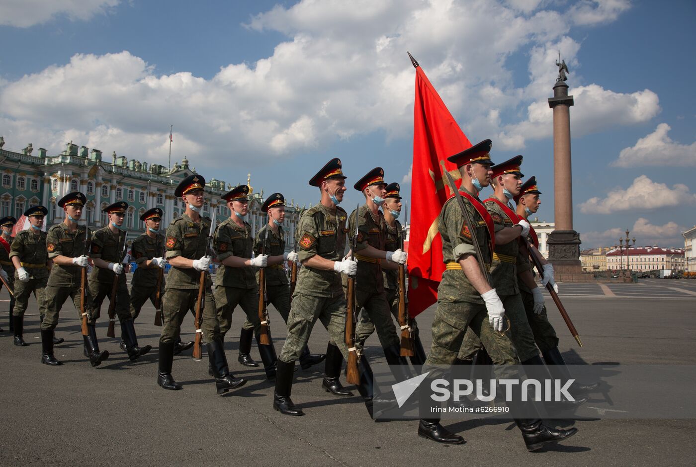 Russia WWII Victory Parade Rehearsal
