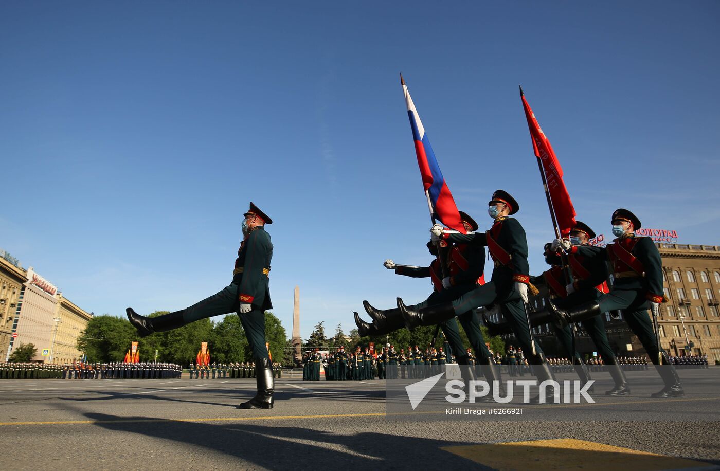 Russia WWII Victory Parade Rehearsal