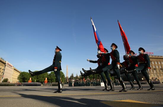 Russia WWII Victory Parade Rehearsal