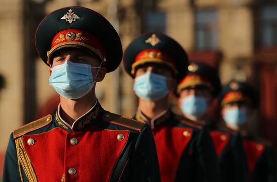 Russia WWII Victory Parade Rehearsal