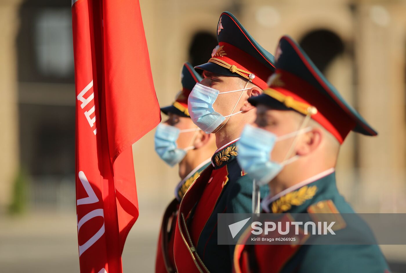 Russia WWII Victory Parade Rehearsal