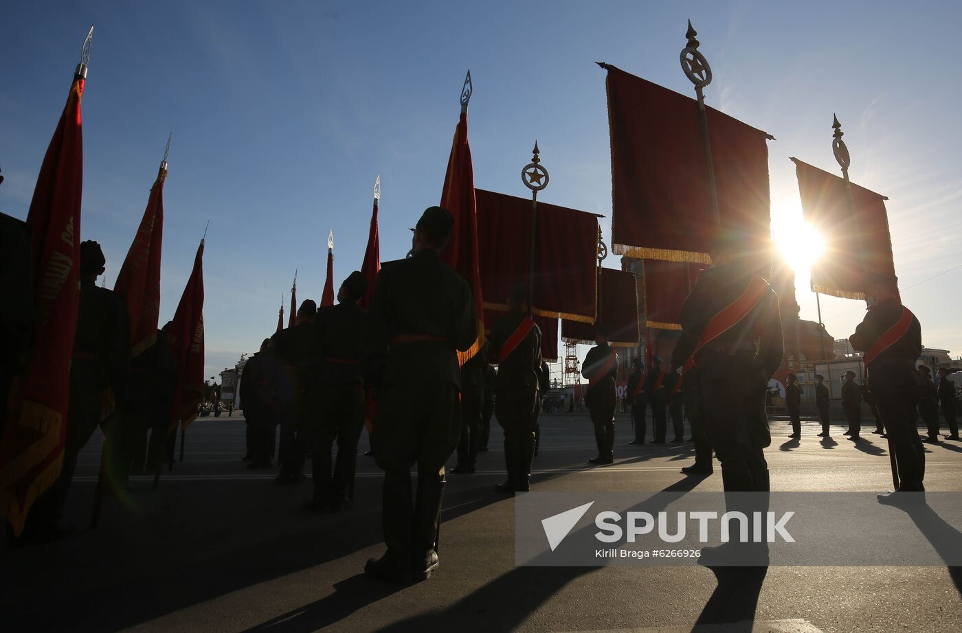 Russia WWII Victory Parade Rehearsal