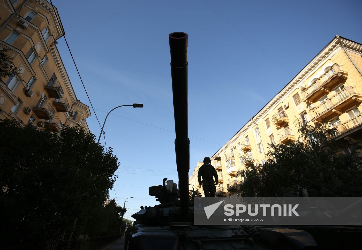 Russia WWII Victory Parade Rehearsal