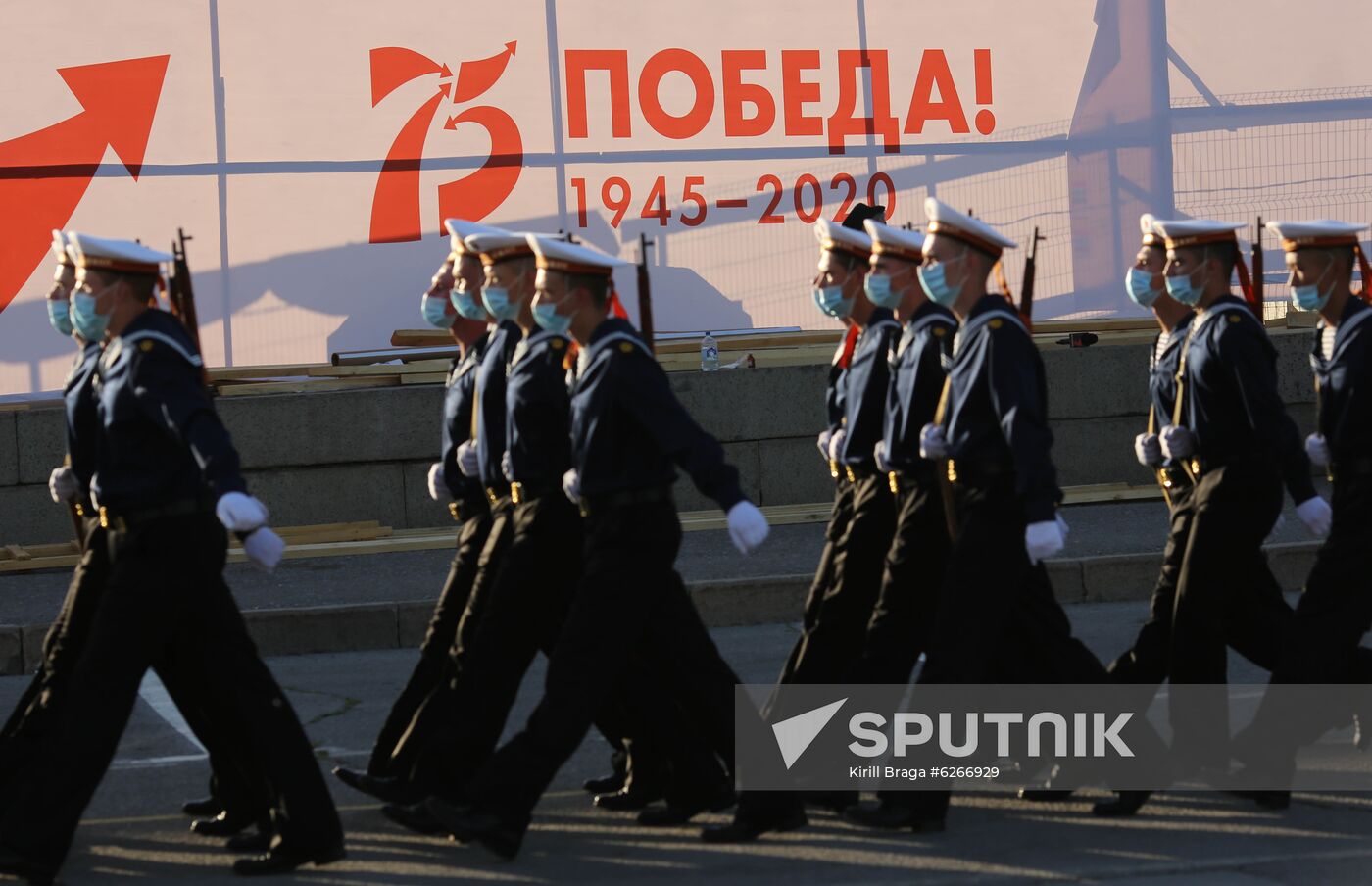 Russia WWII Victory Parade Rehearsal