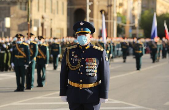 Russia WWII Victory Parade Rehearsal