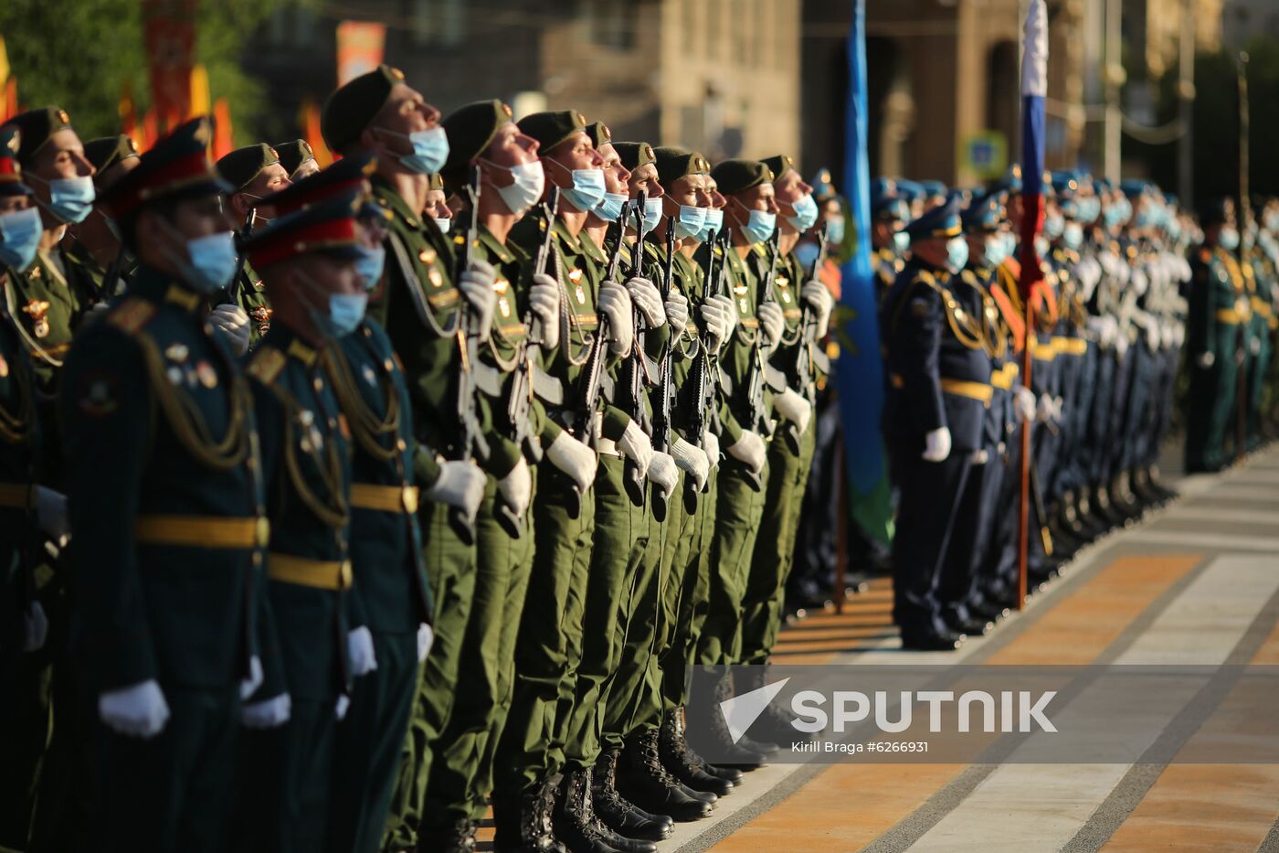 Russia WWII Victory Parade Rehearsal