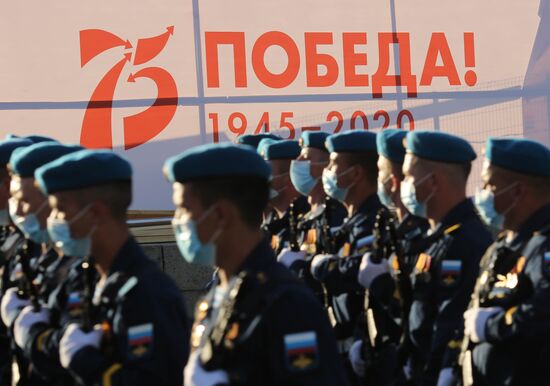 Russia WWII Victory Parade Rehearsal