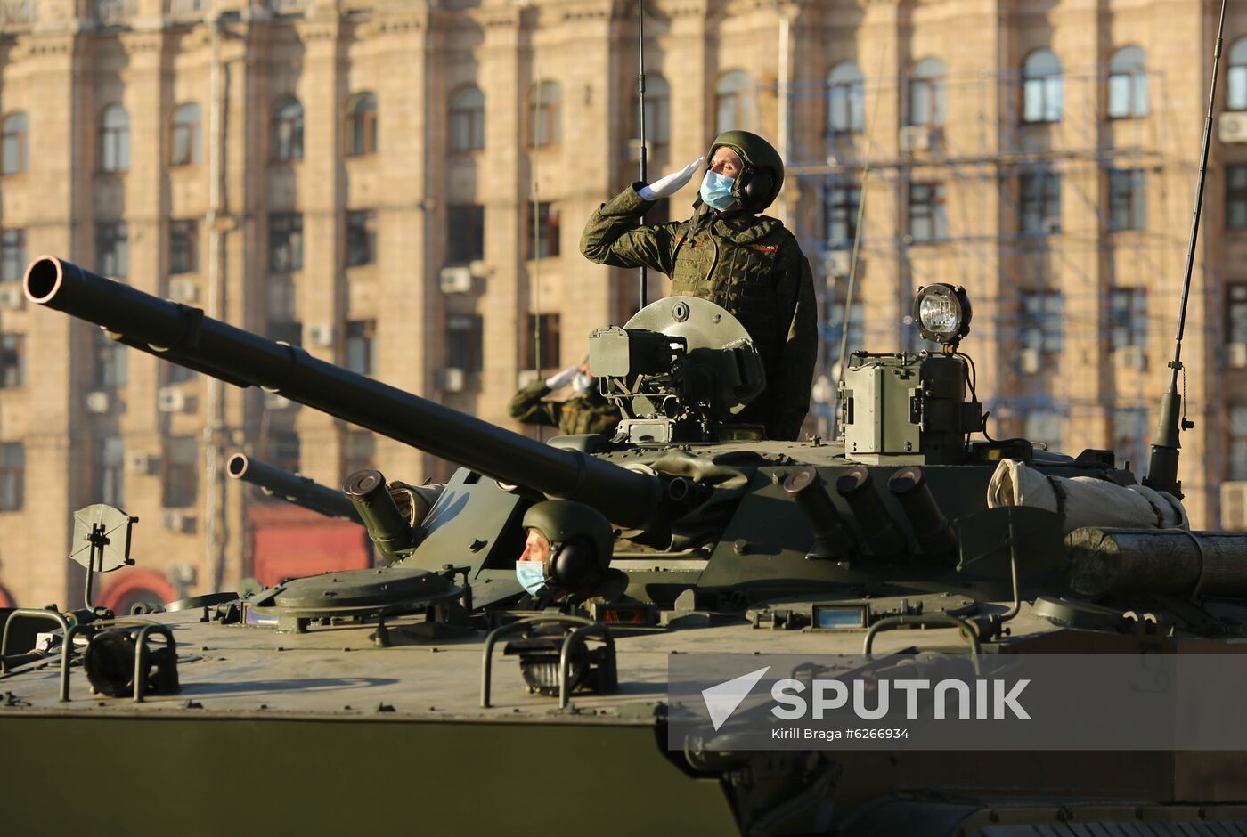 Russia WWII Victory Parade Rehearsal