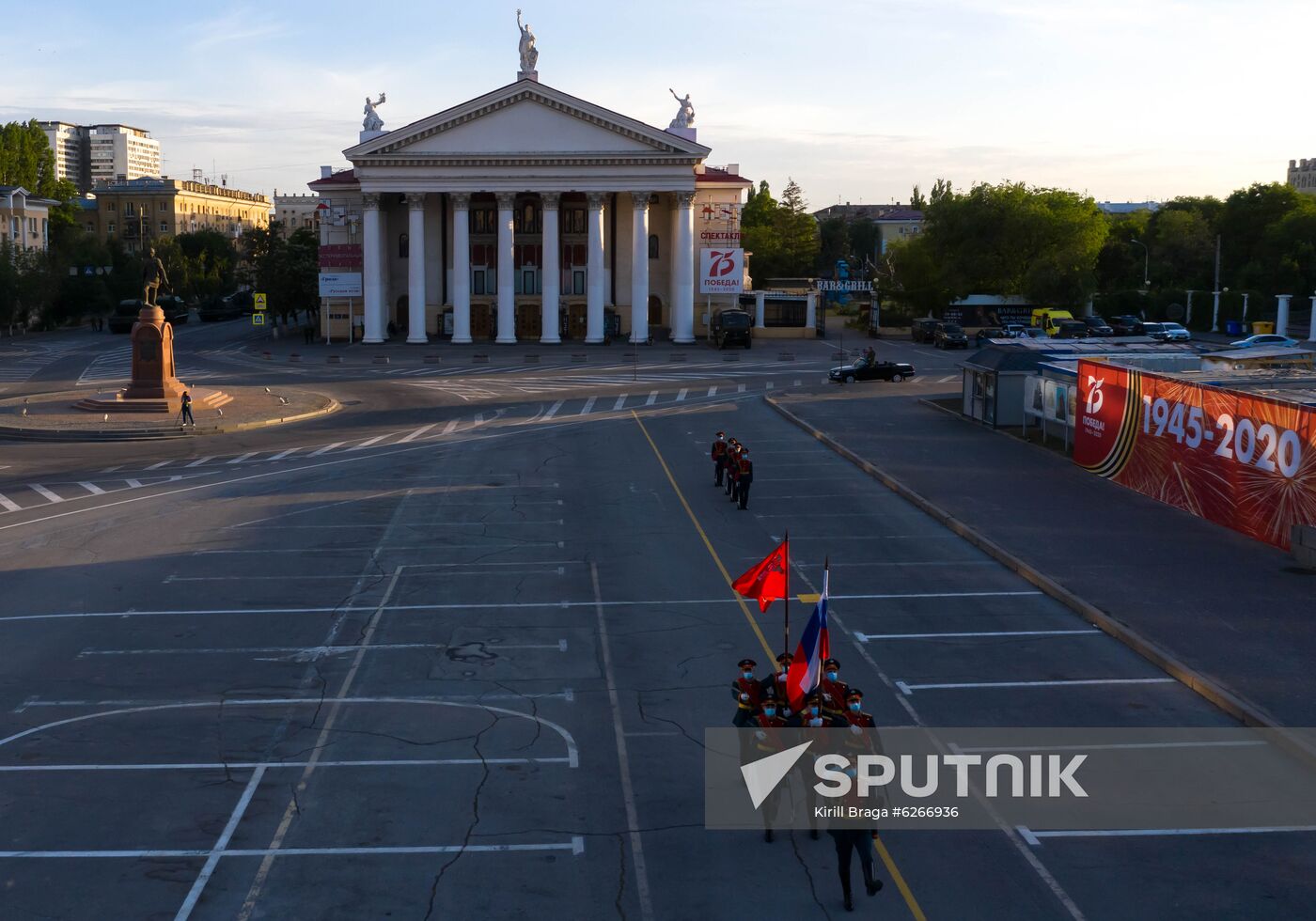Russia WWII Victory Parade Rehearsal