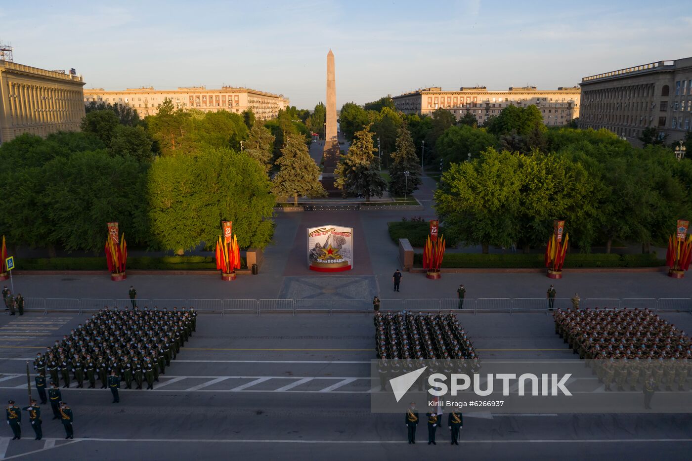 Russia WWII Victory Parade Rehearsal