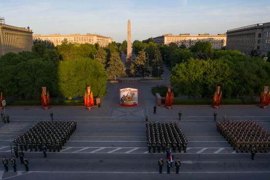 Russia WWII Victory Parade Rehearsal