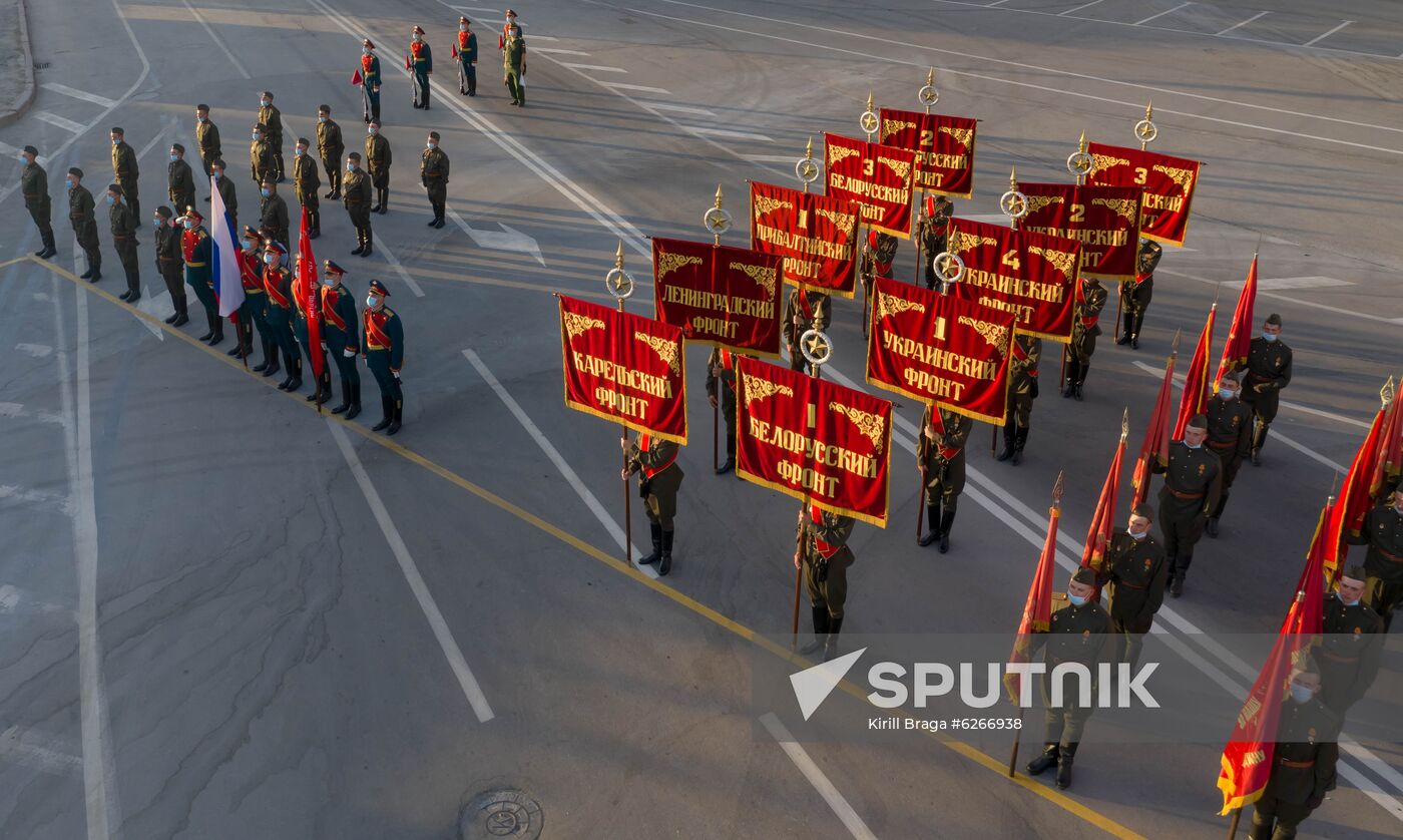 Russia WWII Victory Parade Rehearsal