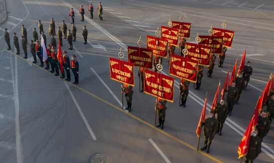 Russia WWII Victory Parade Rehearsal