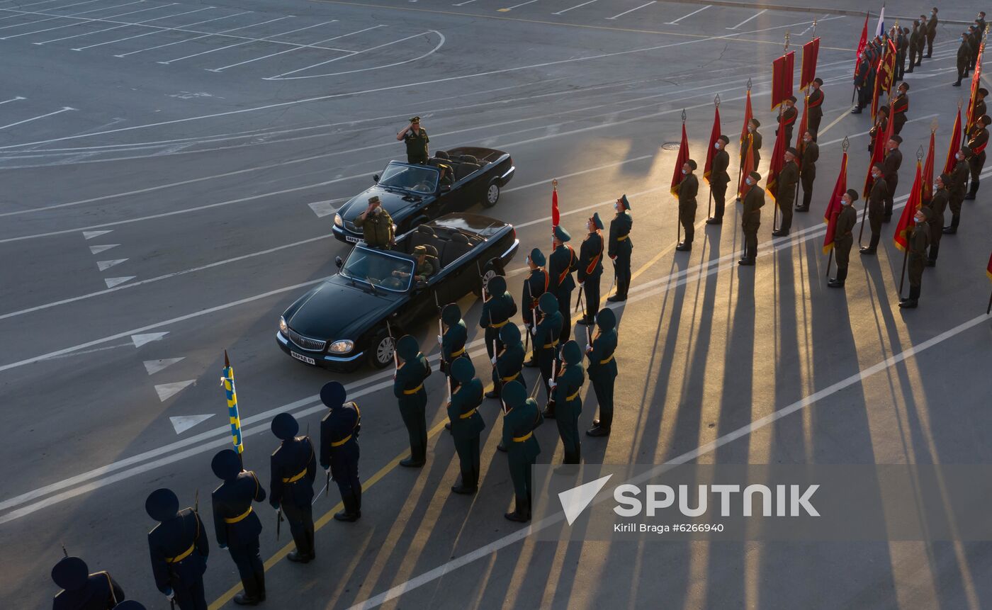 Russia WWII Victory Parade Rehearsal