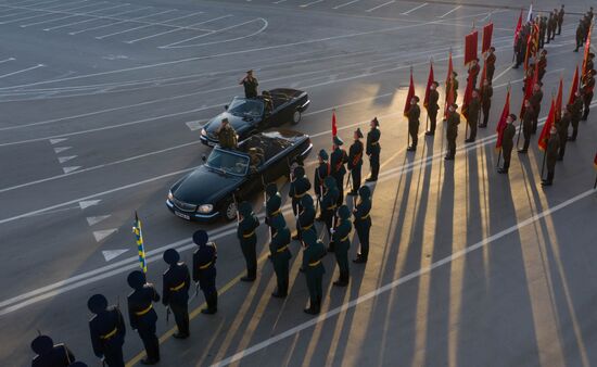 Russia WWII Victory Parade Rehearsal
