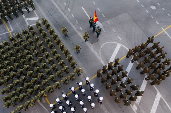 Russia WWII Victory Parade Rehearsal