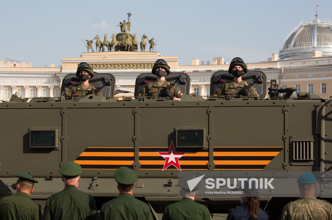 Russia WWII Victory Parade Rehearsal