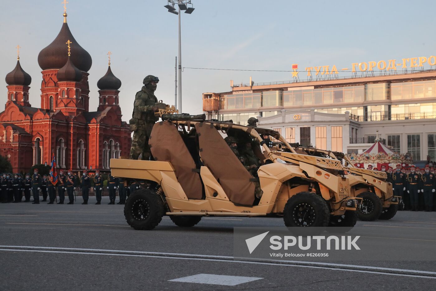 Russia WWII Victory Parade Rehearsal