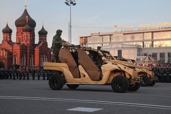 Russia WWII Victory Parade Rehearsal