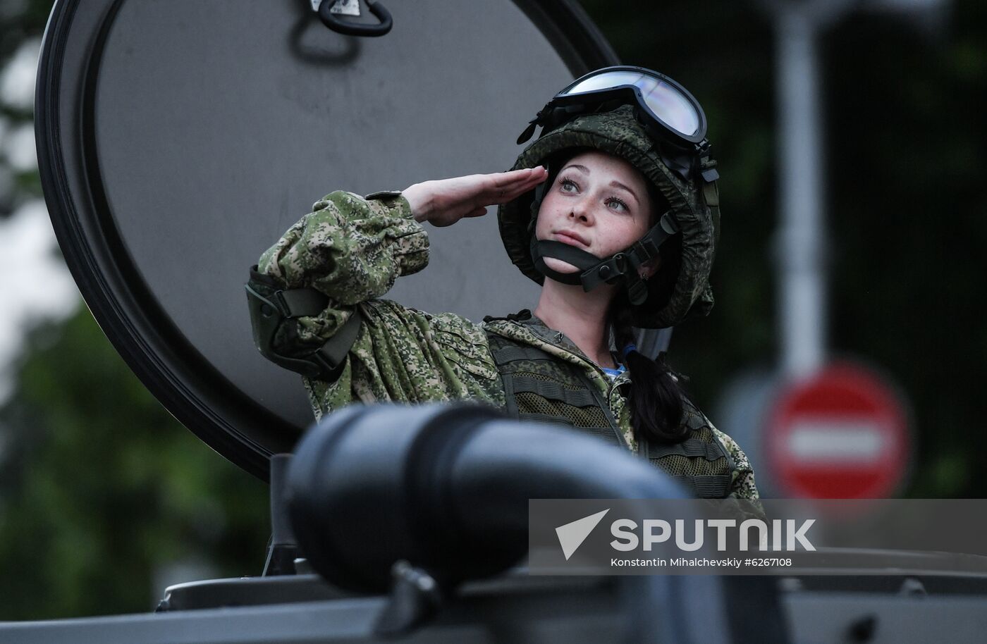 Russia WWII Victory Parade Rehearsal