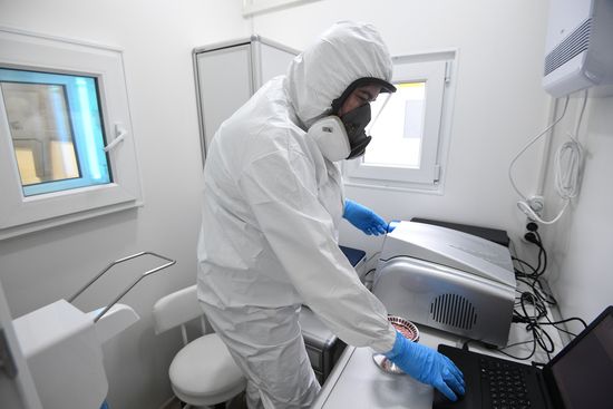 Russia Coronavirus Tests